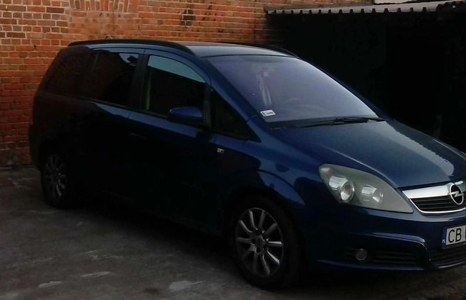 Opel Zafira cena 10500 przebieg: 227000, rok produkcji 2005 z Sępólno Krajeńskie małe 29